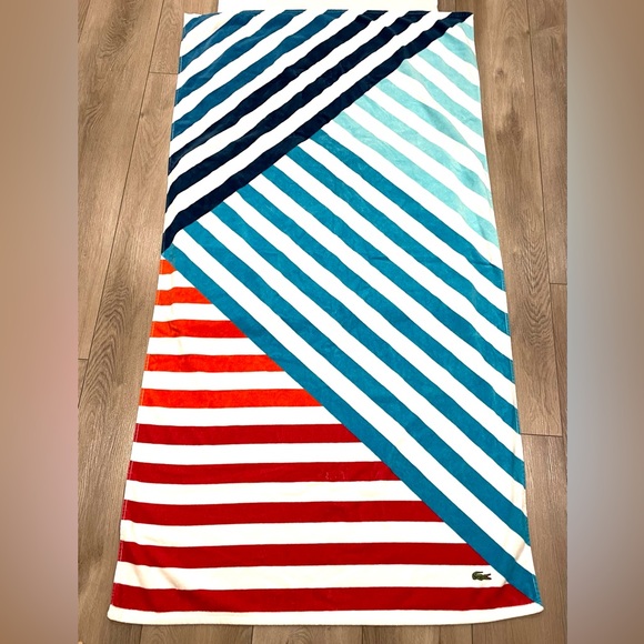 LACOSTE Beach Cotton Towel - Picture 2 of 4